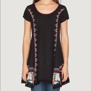 Johnny Was Chakra Linen Drape Tunic